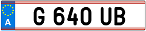 Truck License Plate